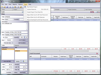 Ezy Estimator 2010 screenshot 6