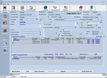 Ezy Hotel Manager screenshot