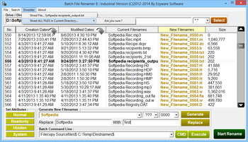 Ezyware Batch File Renamer screenshot 2