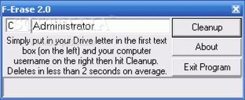 F-Erase screenshot