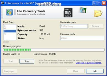 F-Recovery for miniSD screenshot 3