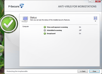 F-Secure Anti-Virus for Workstations screenshot 2