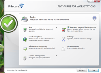 F-Secure Anti-Virus for Workstations screenshot 3