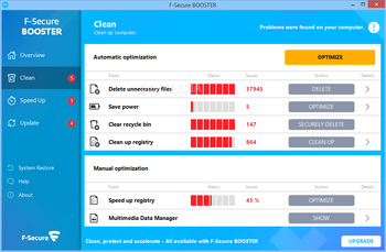 F-Secure BOOSTER screenshot 2