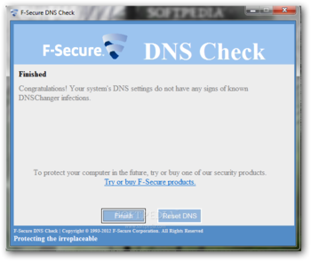 F-Secure DNS Check screenshot 3