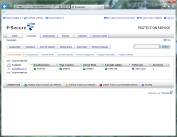 F-Secure PSB for Workstations screenshot 27