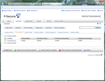 F-Secure PSB for Workstations screenshot 28