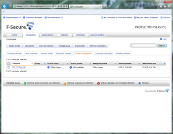 F-Secure PSB for Workstations screenshot 31