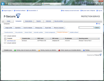 F-Secure PSB for Workstations screenshot 32