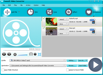Faasoft Video Converter screenshot