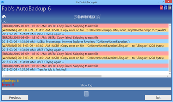 Fab's AutoBackup Pro screenshot 12