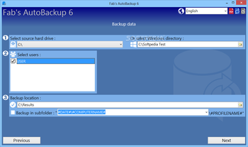 Fab's AutoBackup Pro screenshot 2