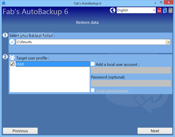 Fab's AutoBackup Pro screenshot 9