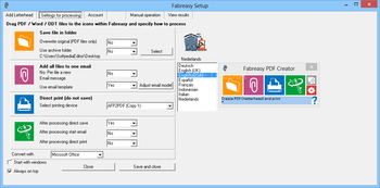 Fabreasy PDF Creator (formerly Fabreasy) screenshot 3