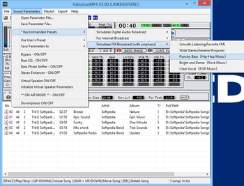 FabulousMP3 screenshot 3
