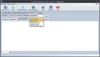 Facebook Account Creator screenshot 3