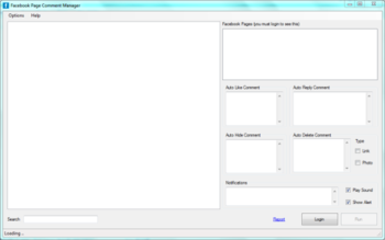 Facebook Comment Manager screenshot