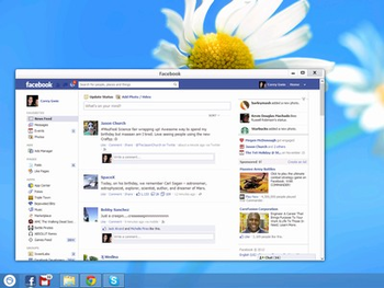 Facebook for Pokki screenshot