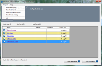 Facebook Friends Checker screenshot 2
