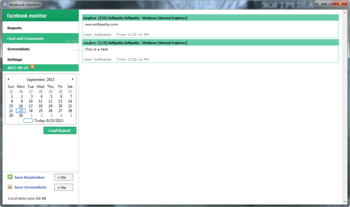 Facebook Monitor screenshot 2