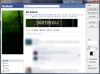Facebook Profile Picture Hacker screenshot