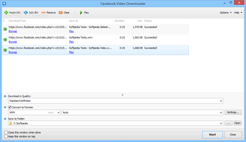 Facebook Video Downloader screenshot 1
