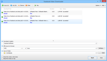 Facebook Video Downloader screenshot