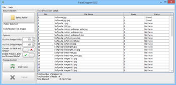 FaceCropper screenshot