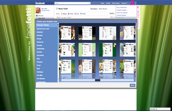 FaceFetti for Chrome screenshot
