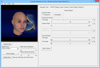 FaceGen Modeller screenshot 3