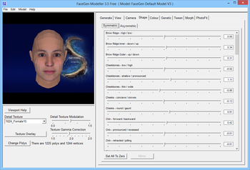 FaceGen Modeller screenshot 4