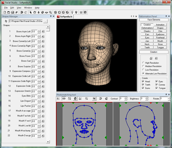 Facial Studio screenshot