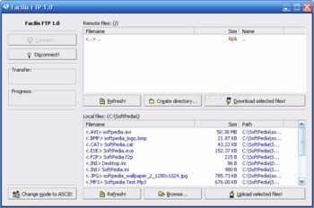 Facilis FTP screenshot