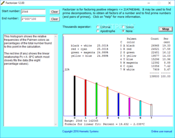 Factorizer screenshot 2