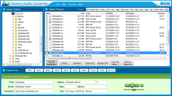 Factory Audio Converter screenshot