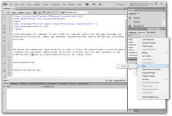 Fade Link for Dreamweaver screenshot