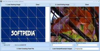Fade One Image Into Another Software screenshot