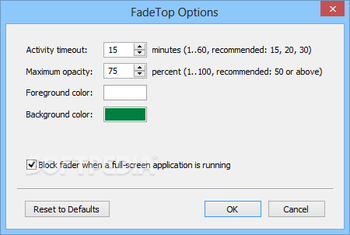 FadeTop screenshot 2