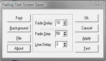 Fading Text Screen Saver screenshot 2