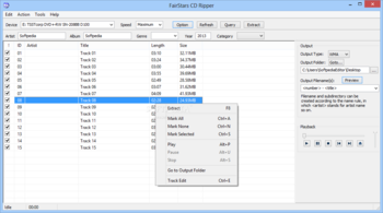 FairStars CD Ripper screenshot