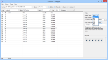 FairStars CD Ripper screenshot 2