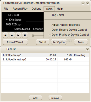 FairStars MP3 Recorder screenshot 10