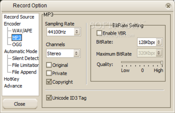 FairStars MP3 Recorder screenshot 13