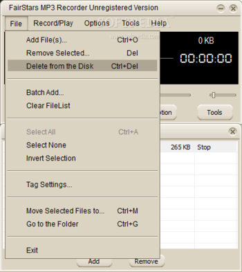 FairStars MP3 Recorder screenshot 7