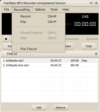 FairStars MP3 Recorder screenshot 8
