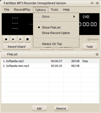 FairStars MP3 Recorder screenshot 9