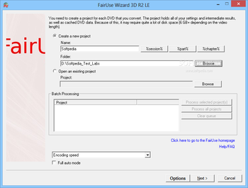 FairUse Wizard Light Edition screenshot