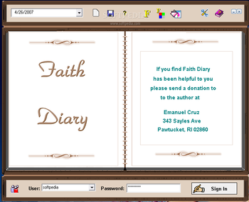Faith Diary screenshot