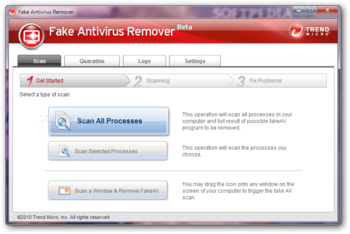 Fake Antivirus Remover screenshot