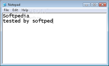 Fake Notepad screenshot